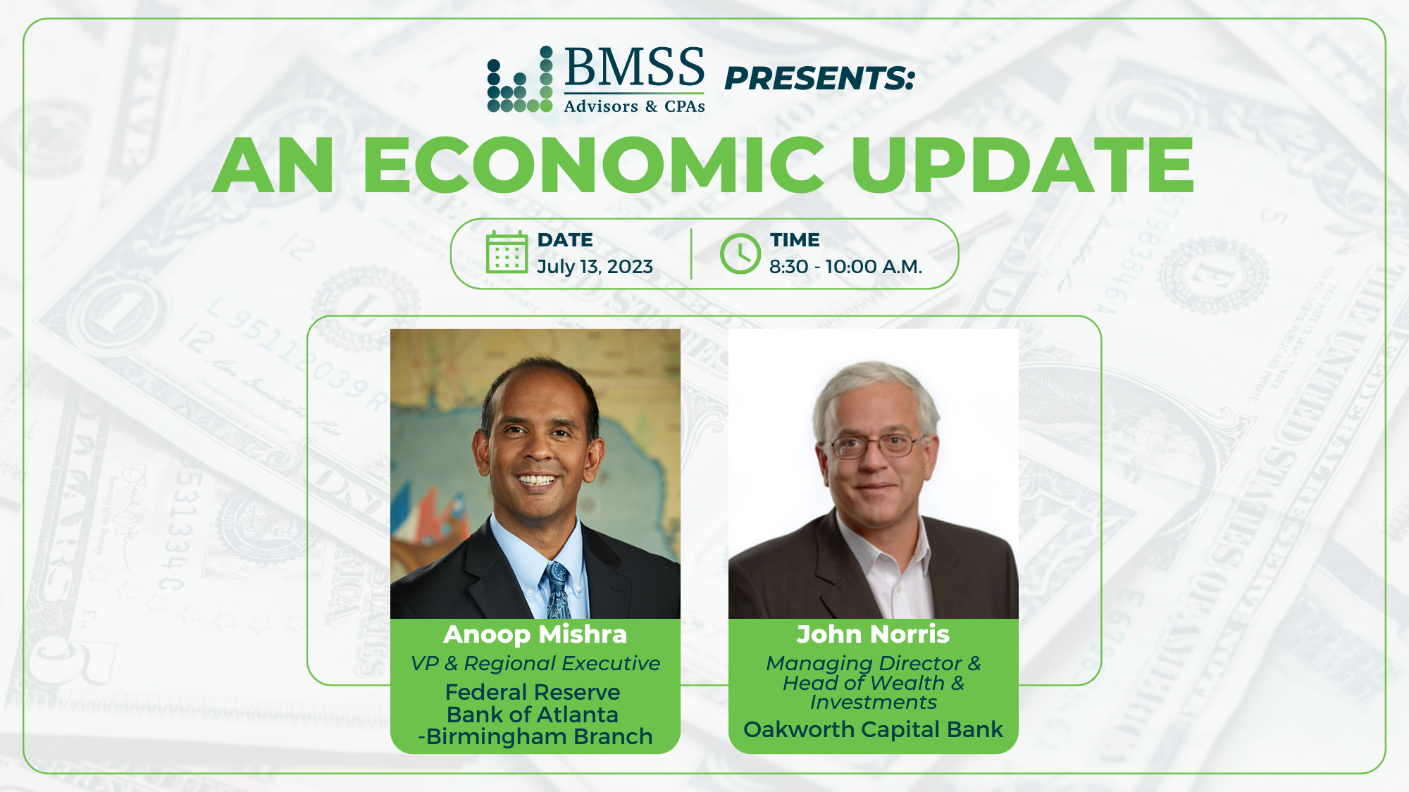 BMSS Presents: An Economic Update